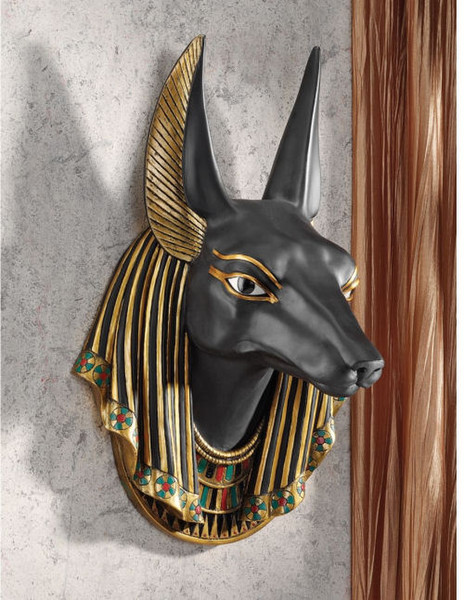 Anubis Mask Jackal God Wall Sculpture